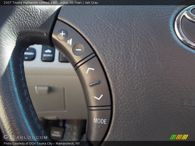 Indigo Ink Pearl / Ash Gray 2007 Toyota Highlander Limited 4WD
