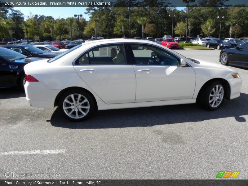 Premium White Pearl / Parchment 2006 Acura TSX Sedan