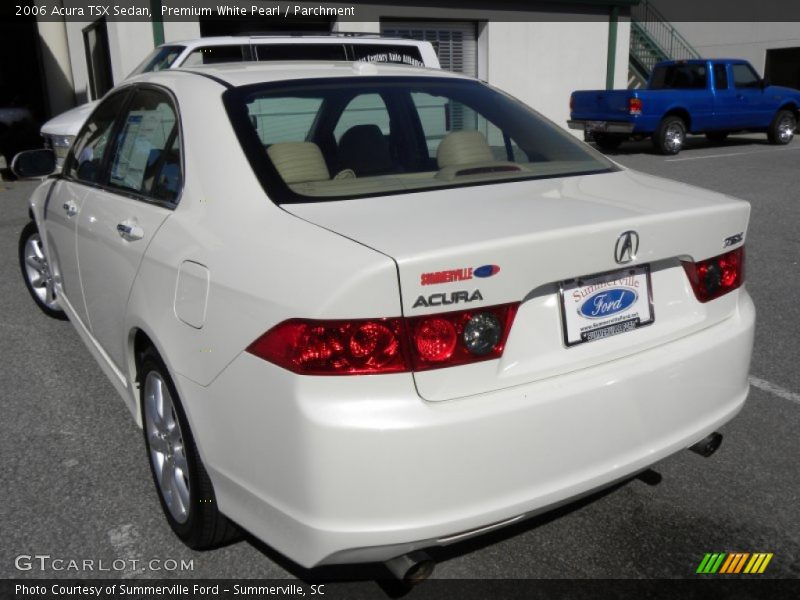 Premium White Pearl / Parchment 2006 Acura TSX Sedan