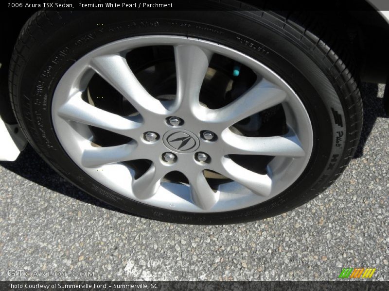 Premium White Pearl / Parchment 2006 Acura TSX Sedan