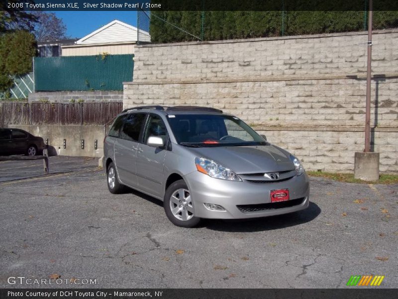 Silver Shadow Pearl / Stone 2008 Toyota Sienna XLE