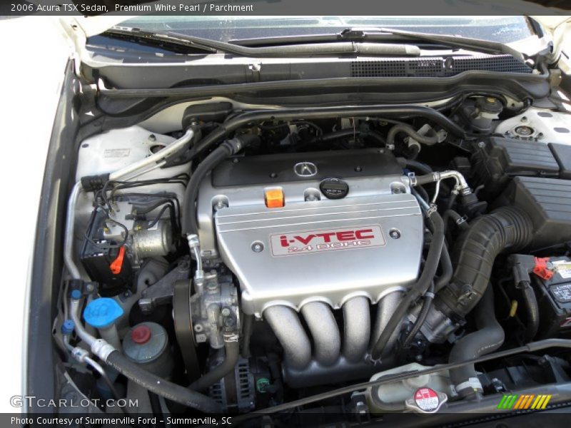 Premium White Pearl / Parchment 2006 Acura TSX Sedan