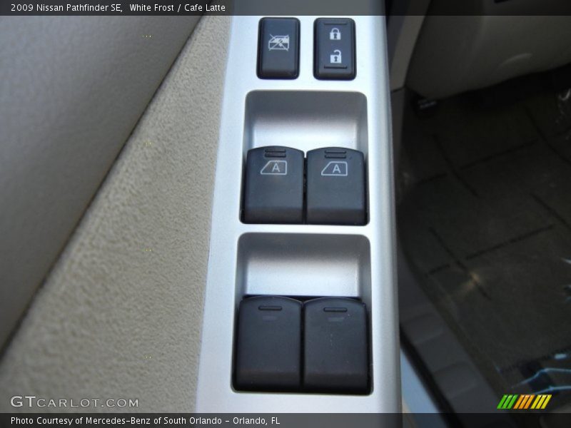 White Frost / Cafe Latte 2009 Nissan Pathfinder SE