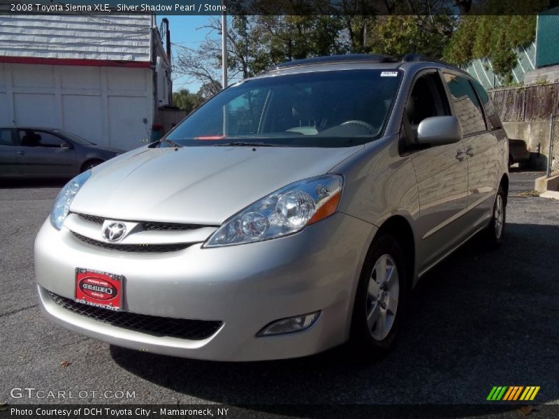 Silver Shadow Pearl / Stone 2008 Toyota Sienna XLE