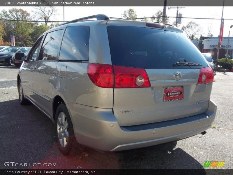 Silver Shadow Pearl / Stone 2008 Toyota Sienna XLE