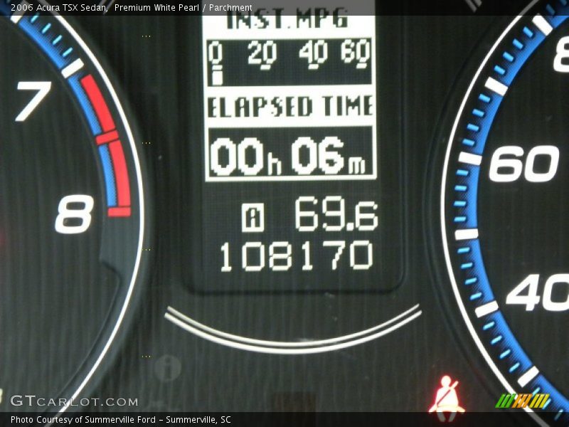 Premium White Pearl / Parchment 2006 Acura TSX Sedan