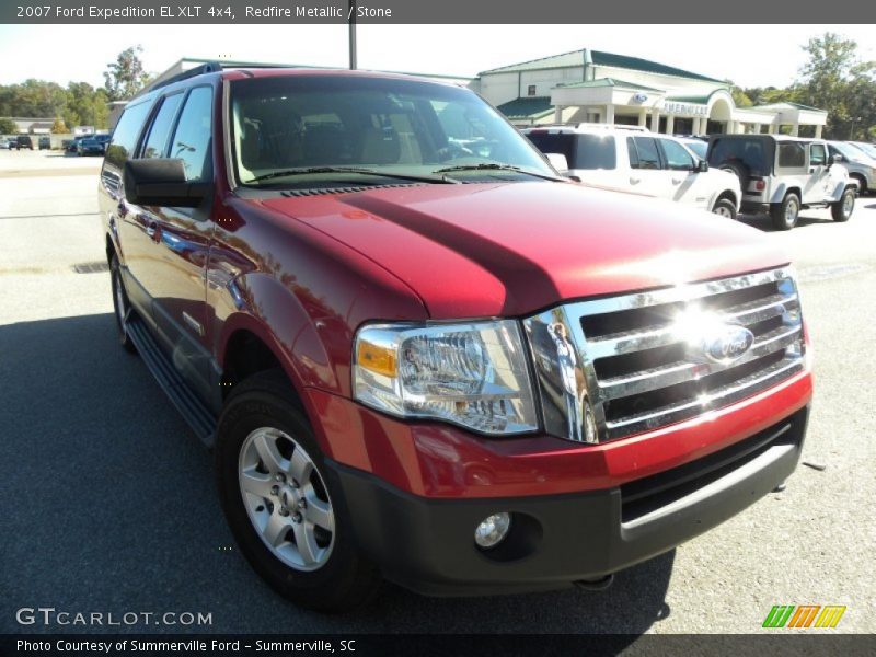 Redfire Metallic / Stone 2007 Ford Expedition EL XLT 4x4