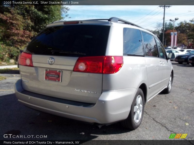 Silver Shadow Pearl / Stone 2008 Toyota Sienna XLE