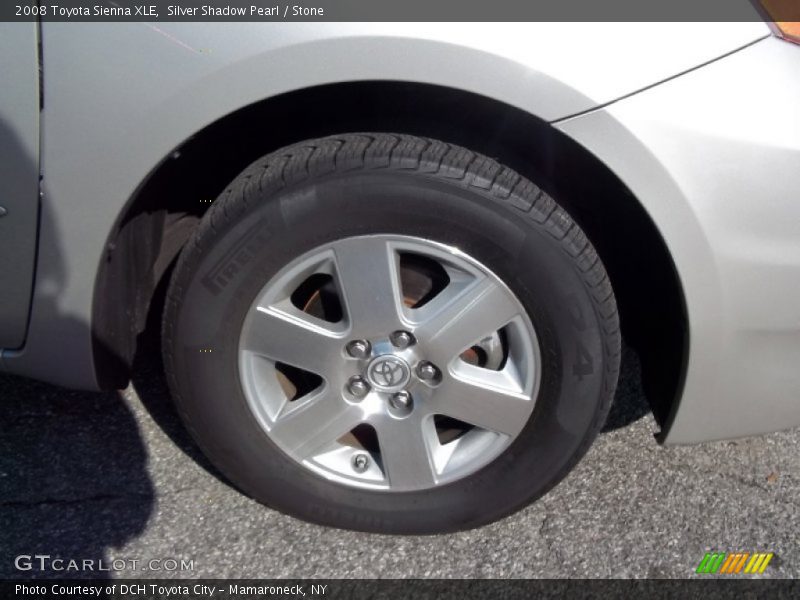 Silver Shadow Pearl / Stone 2008 Toyota Sienna XLE
