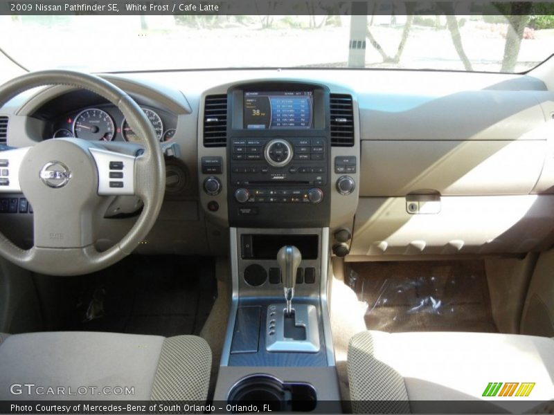 White Frost / Cafe Latte 2009 Nissan Pathfinder SE