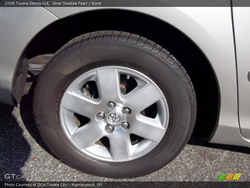 Silver Shadow Pearl / Stone 2008 Toyota Sienna XLE