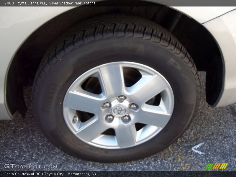 Silver Shadow Pearl / Stone 2008 Toyota Sienna XLE