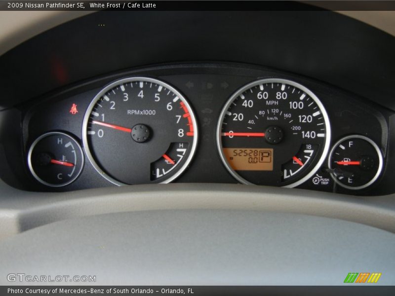 White Frost / Cafe Latte 2009 Nissan Pathfinder SE