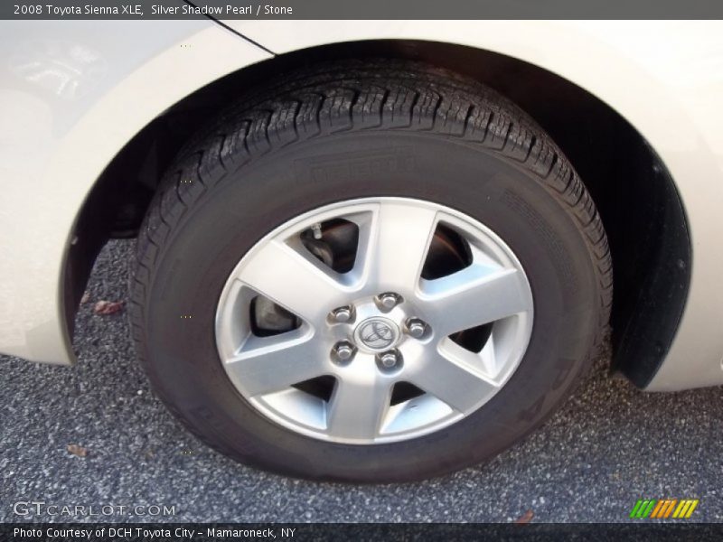 Silver Shadow Pearl / Stone 2008 Toyota Sienna XLE