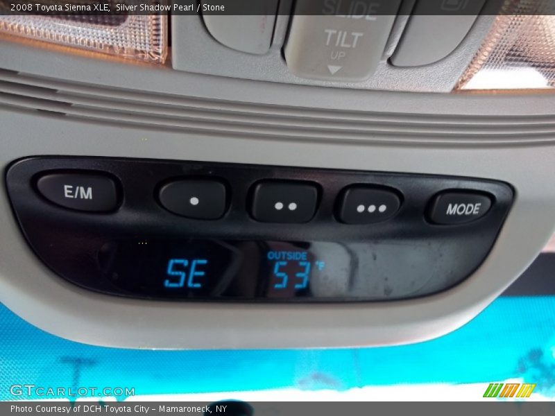 Silver Shadow Pearl / Stone 2008 Toyota Sienna XLE