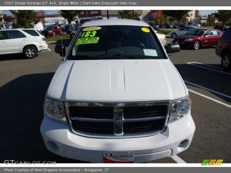 Bright White / Dark Slate Gray/Light Slate Gray 2007 Dodge Durango SLT 4x4