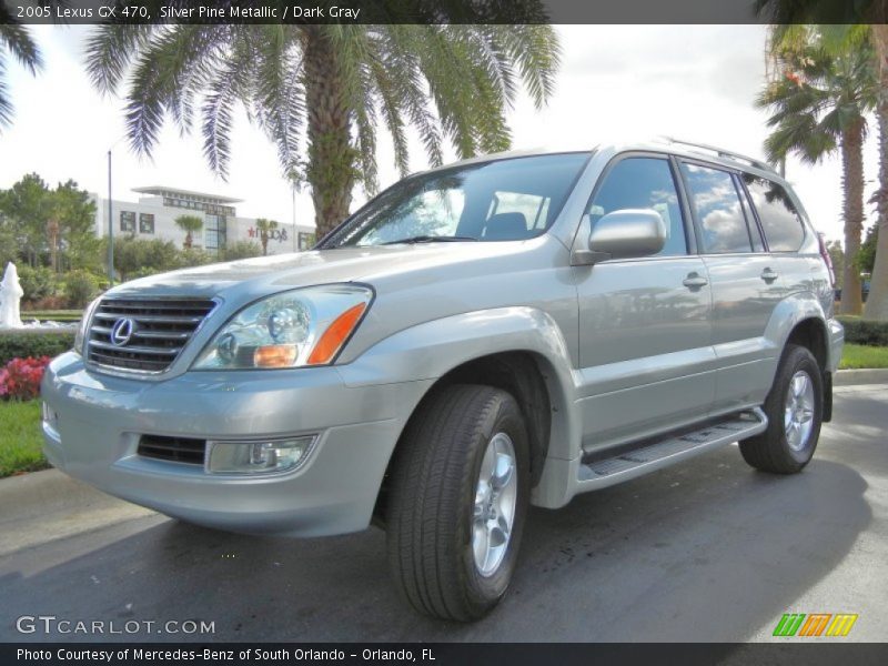 Silver Pine Metallic / Dark Gray 2005 Lexus GX 470