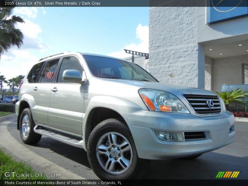 Silver Pine Metallic / Dark Gray 2005 Lexus GX 470