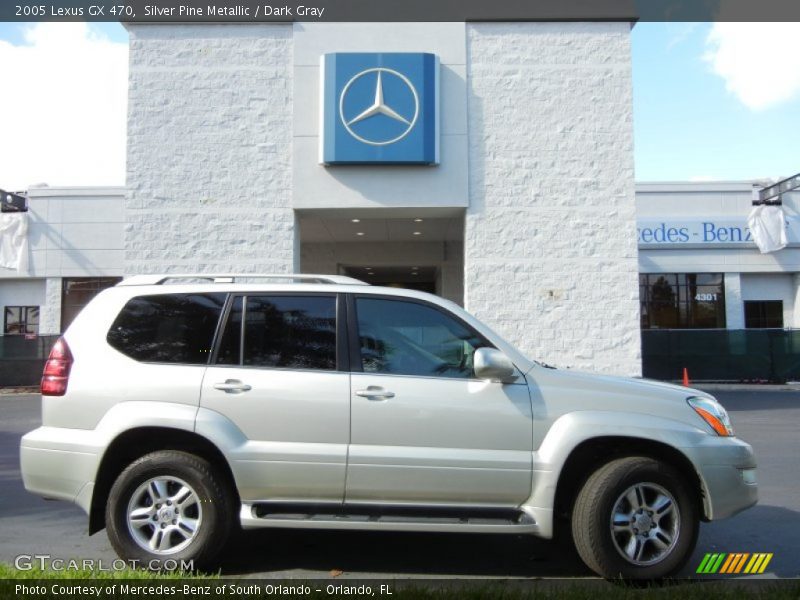 Silver Pine Metallic / Dark Gray 2005 Lexus GX 470