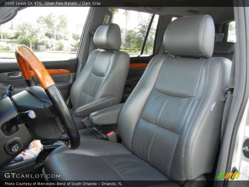 Silver Pine Metallic / Dark Gray 2005 Lexus GX 470