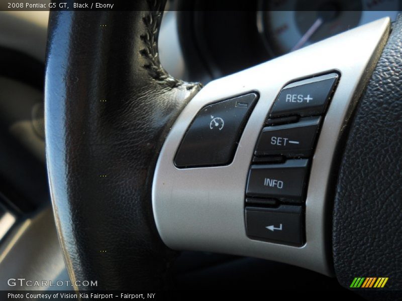 Controls of 2008 G5 GT