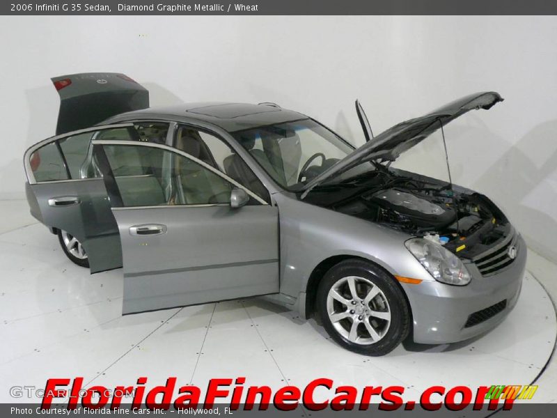 Diamond Graphite Metallic / Wheat 2006 Infiniti G 35 Sedan