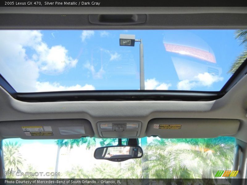 Silver Pine Metallic / Dark Gray 2005 Lexus GX 470