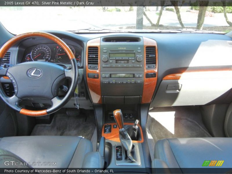 Silver Pine Metallic / Dark Gray 2005 Lexus GX 470