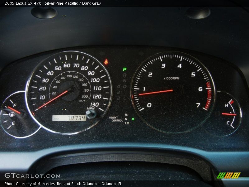Silver Pine Metallic / Dark Gray 2005 Lexus GX 470