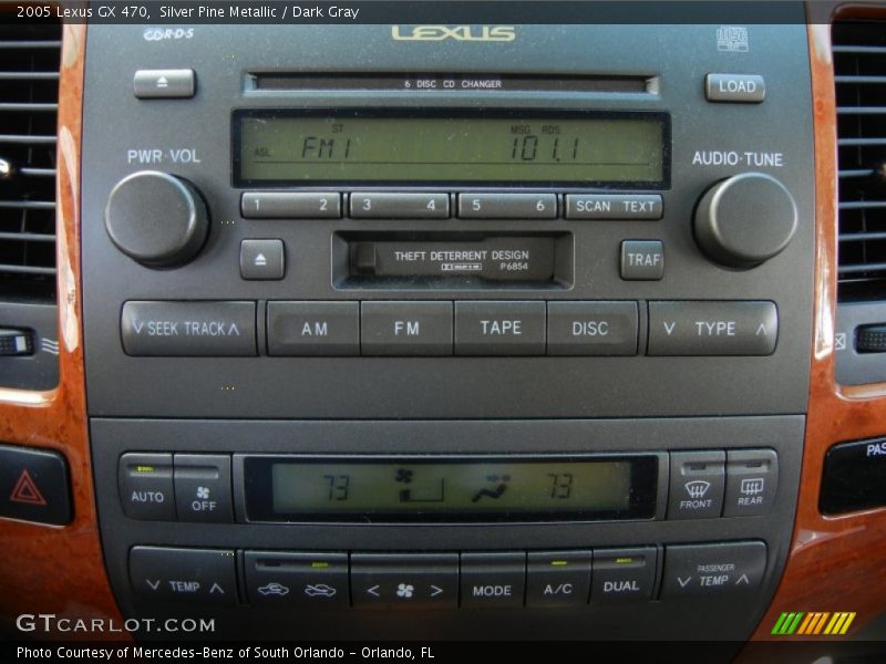 Silver Pine Metallic / Dark Gray 2005 Lexus GX 470
