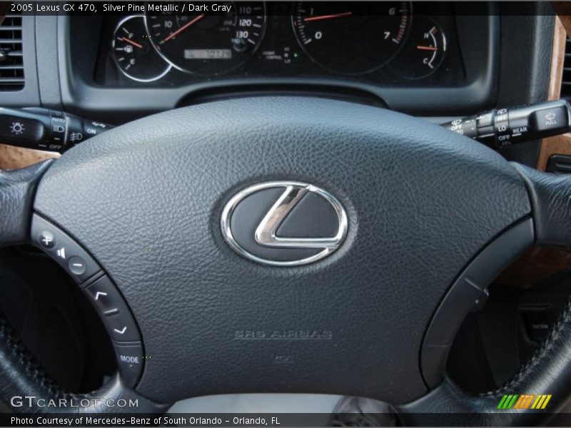 Silver Pine Metallic / Dark Gray 2005 Lexus GX 470