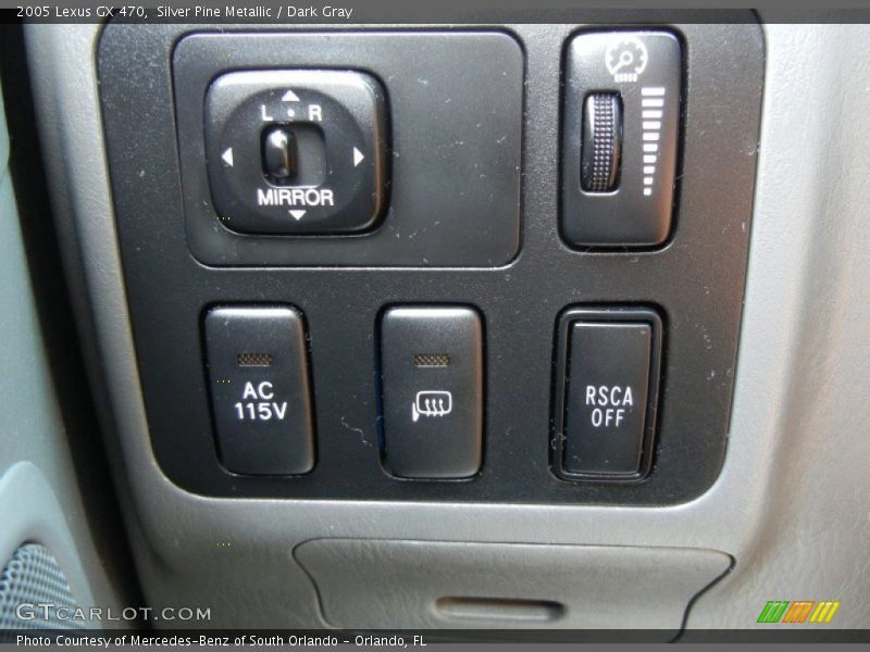 Silver Pine Metallic / Dark Gray 2005 Lexus GX 470