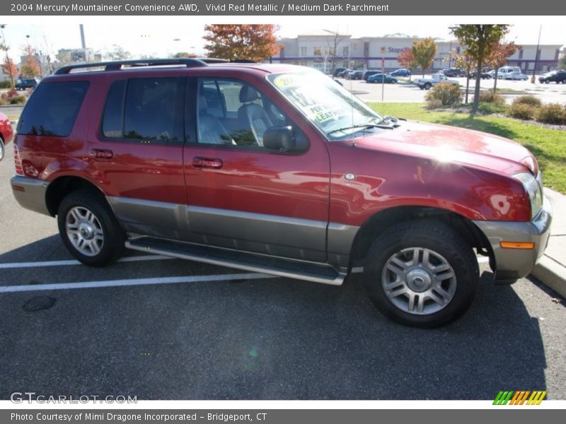 Vivid Red Metallic / Medium Dark Parchment 2004 Mercury Mountaineer Convenience AWD