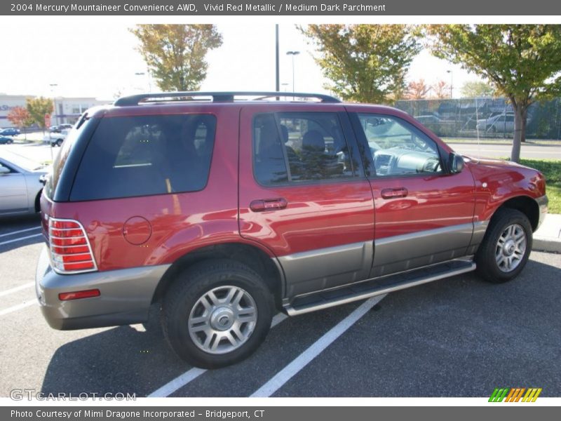 Vivid Red Metallic / Medium Dark Parchment 2004 Mercury Mountaineer Convenience AWD