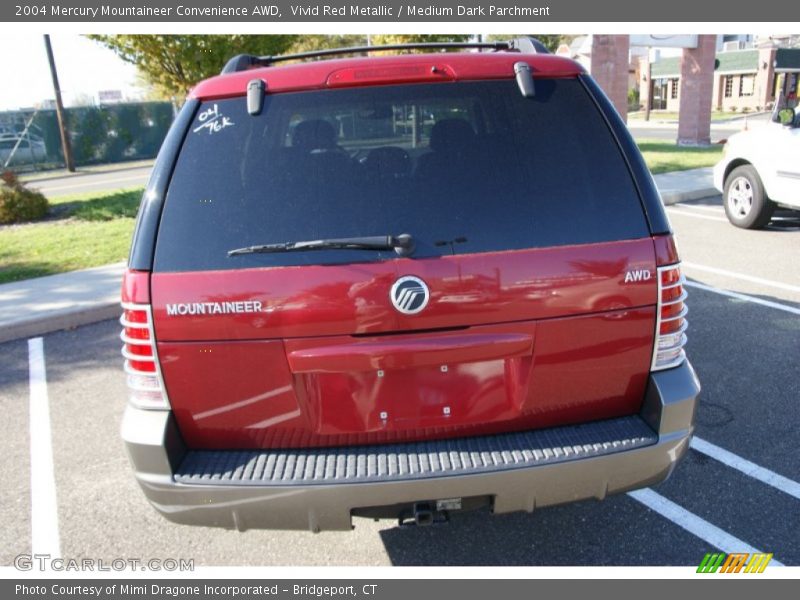 Vivid Red Metallic / Medium Dark Parchment 2004 Mercury Mountaineer Convenience AWD