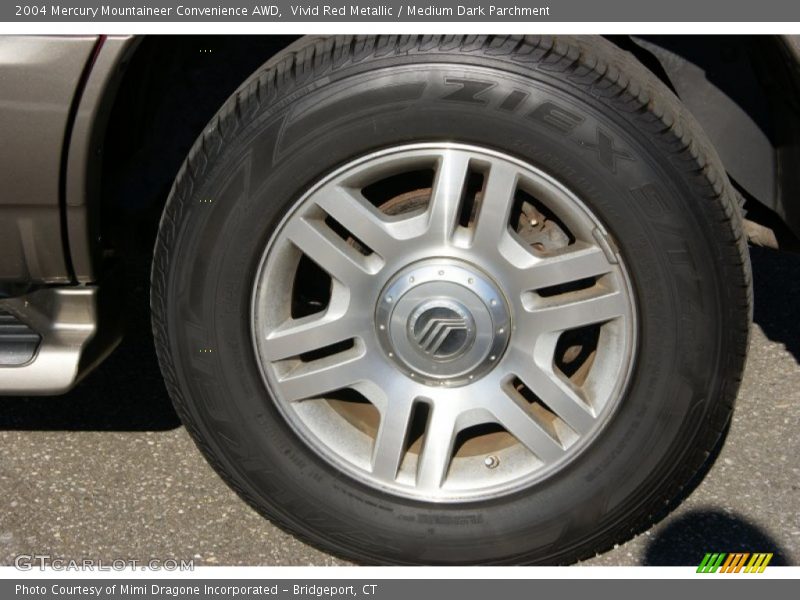 Vivid Red Metallic / Medium Dark Parchment 2004 Mercury Mountaineer Convenience AWD