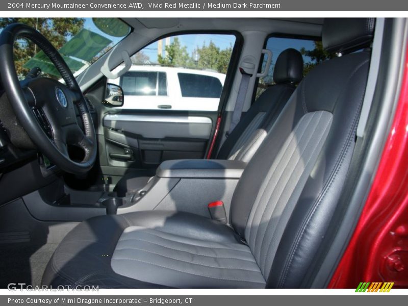 Vivid Red Metallic / Medium Dark Parchment 2004 Mercury Mountaineer Convenience AWD