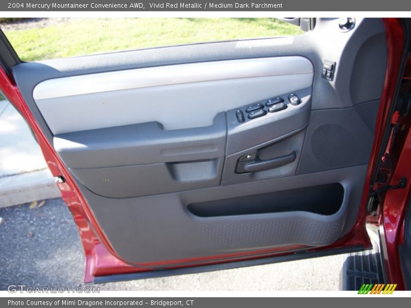Vivid Red Metallic / Medium Dark Parchment 2004 Mercury Mountaineer Convenience AWD