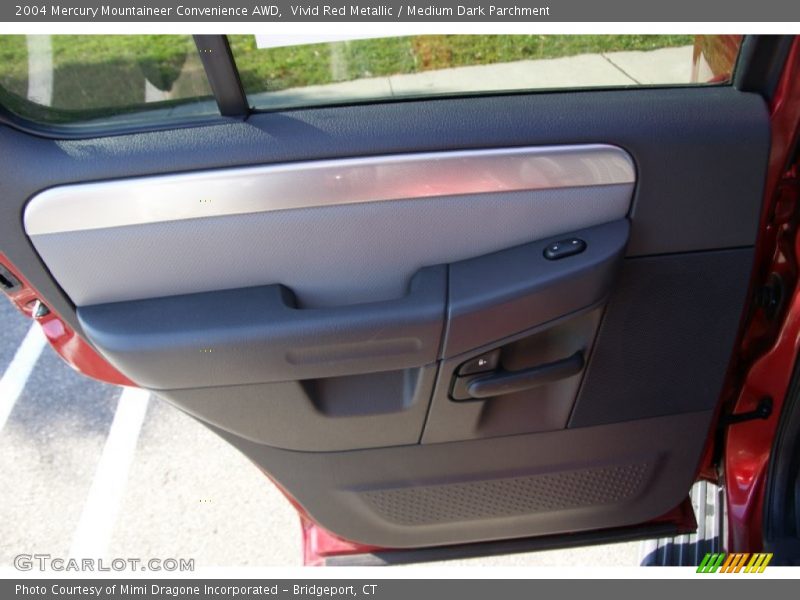 Vivid Red Metallic / Medium Dark Parchment 2004 Mercury Mountaineer Convenience AWD