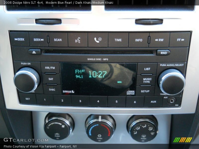 Modern Blue Pearl / Dark Khaki/Medium Khaki 2008 Dodge Nitro SLT 4x4