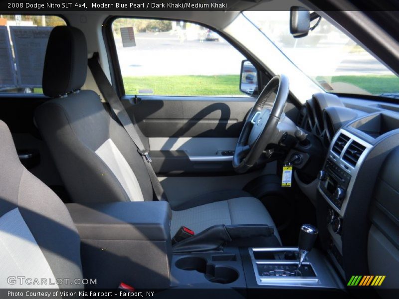 Modern Blue Pearl / Dark Khaki/Medium Khaki 2008 Dodge Nitro SLT 4x4