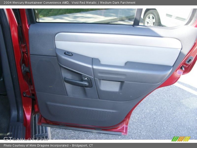 Vivid Red Metallic / Medium Dark Parchment 2004 Mercury Mountaineer Convenience AWD