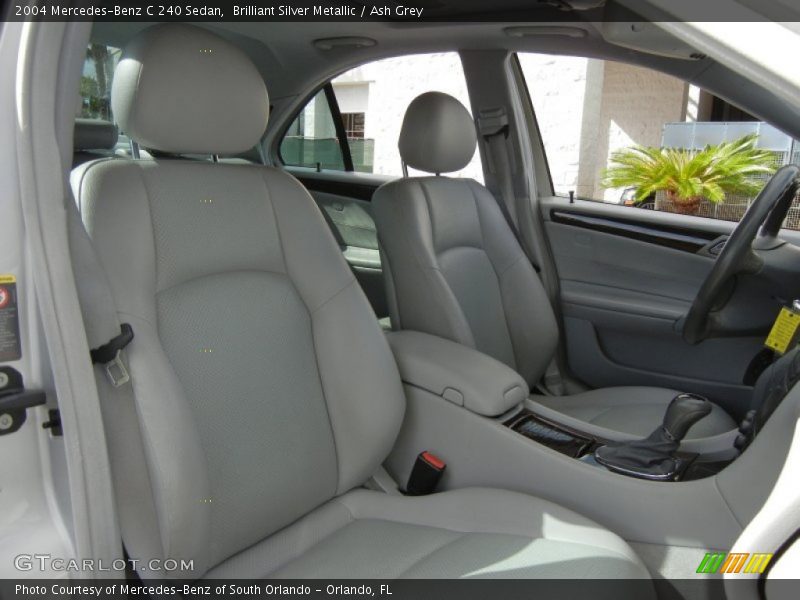 Brilliant Silver Metallic / Ash Grey 2004 Mercedes-Benz C 240 Sedan