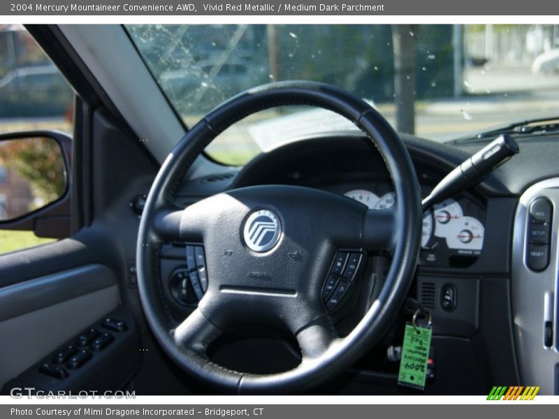 Vivid Red Metallic / Medium Dark Parchment 2004 Mercury Mountaineer Convenience AWD