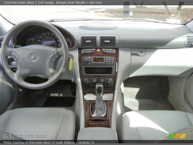 Brilliant Silver Metallic / Ash Grey 2004 Mercedes-Benz C 240 Sedan