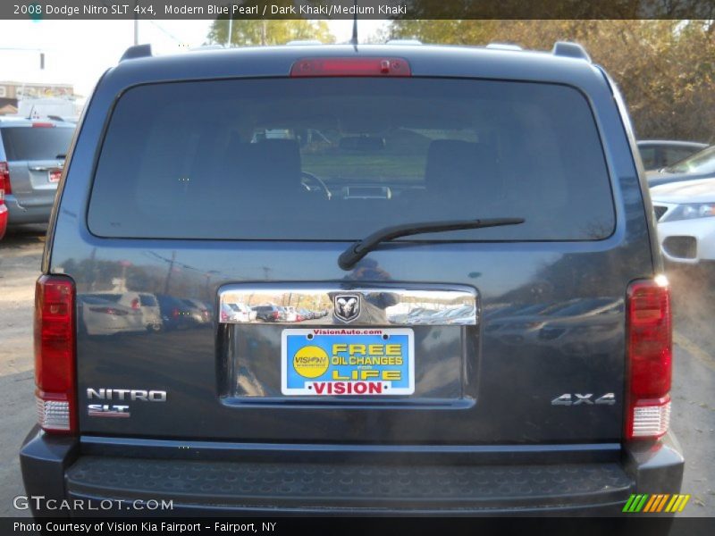 Modern Blue Pearl / Dark Khaki/Medium Khaki 2008 Dodge Nitro SLT 4x4