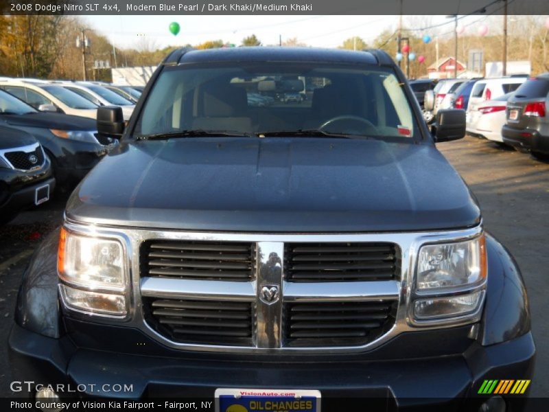 Modern Blue Pearl / Dark Khaki/Medium Khaki 2008 Dodge Nitro SLT 4x4