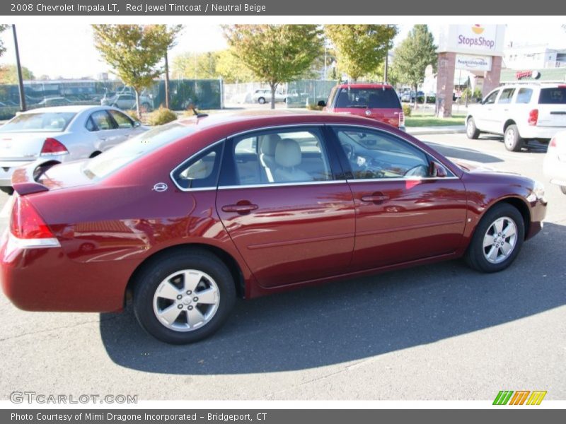 Red Jewel Tintcoat / Neutral Beige 2008 Chevrolet Impala LT