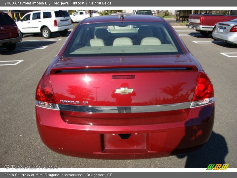 Red Jewel Tintcoat / Neutral Beige 2008 Chevrolet Impala LT