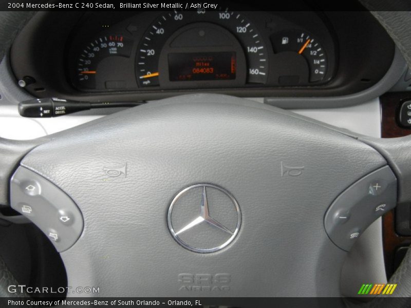 Brilliant Silver Metallic / Ash Grey 2004 Mercedes-Benz C 240 Sedan